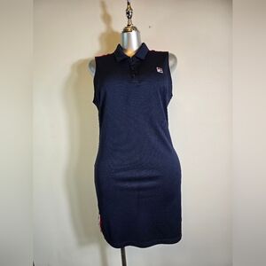 Fila Athletic Blue Sleeveless Polo Dress